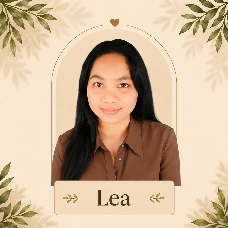 Lea, one of the three caretakers on the property